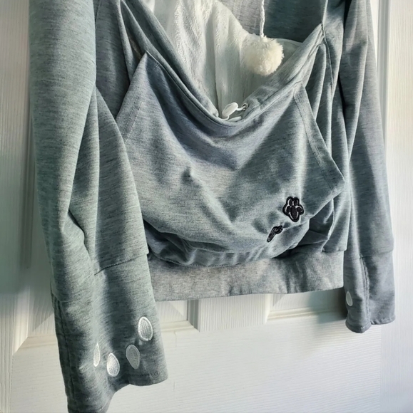 Kangaroo hoodie pet Carrier womens Large dog cat soft sweatshirt - Picture 5 of 8